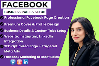 create fb page, manage meta ads, sales through facebook marketing