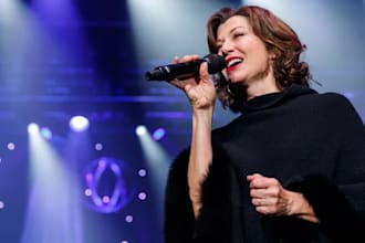 be female worship singer, gospel vocalist, uplifting worship song