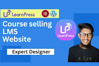 create an online course website with learnpress lms wordpress