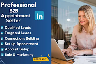 be your b2b appointment setter and linkedin marketing manager
