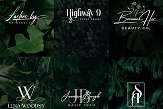 design a luxury logo for skincare, eyelash, and cosmetics brands