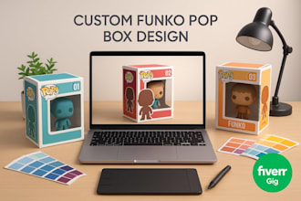 design custom funko pop box packaging for your figures