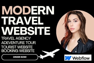 build webflow travel agency adventure tour booking website travel webflow