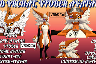 create, rig, or fix your 3d vtuber model and vrchat avatar