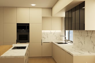 create a realistic 3d kitchen design with sketchup and v ray