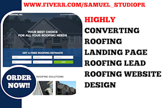 generate roofing lead roofing landing page roofing website roofing website
