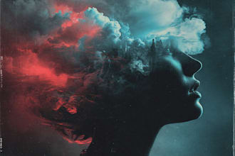 design a modern artist or band album cover design