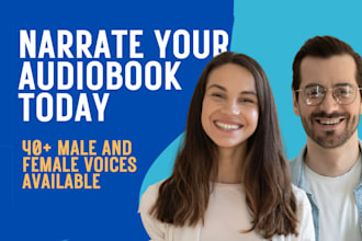 narrate your audiobook in your ai voice over or your cloned voice