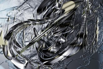 make a stunning artwork of your cover with 3d digital art