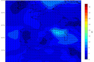 plot and analyze meteorological netcdf data in python
