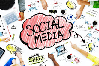 manage your social media and create viral content