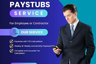prepare w2, paystub, pay check, stubs, payroll slip