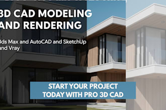 create detailed 3d models in 3ds max and autocad