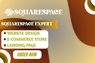build sqaurespace website design, or development of squarespace website