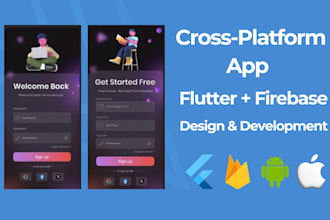 build flutter app with firebase or node backend