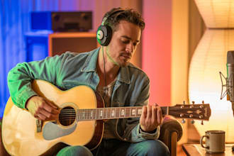 sing custom studio quality country rock song and bluegrass song as a male singer