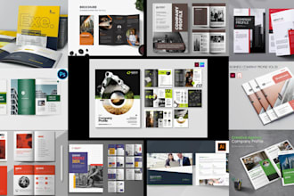 design product catalog, digital company brochure, business brochure, lookbook