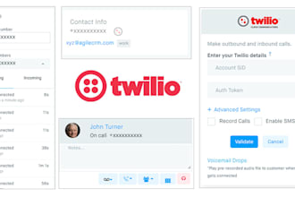 create twilio telnyx account for bulk SMS sip trunk did number call center