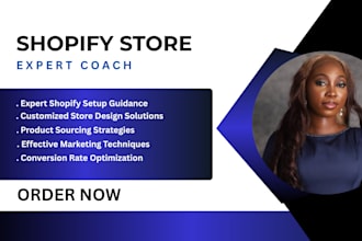 be your shopify coach and ecommerce mentor for store success