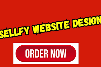 do sellfy website design and redesign shopify website development