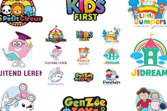 make cute kids, baby shoplifty store, toy design, baby product logo