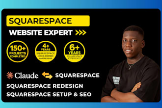 design squarespace website, redesign squarespace website, build squarespace site