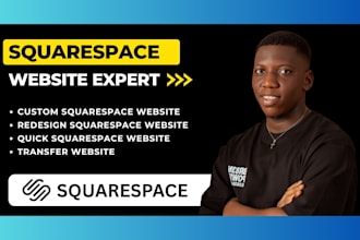 design squarespace website, redesign squarespace website, build squarespace site