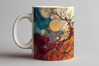 make coffee mug design, custom mug design