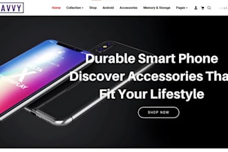 design phone website phone case shopify store gadget dropshipping store