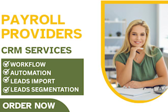 setup payroll service providers crm fingercheck gusto onpay trinet justworks crm