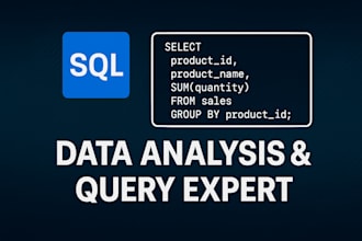 write complex sql queries and analyze your data professionally
