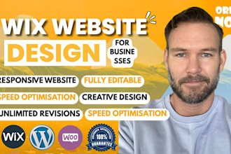 create responsive wix website design redesign and wix website development