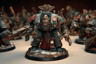 paint your warhammer 40k, sigmar and dnd miniatures