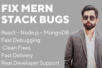 fix react nodejs and mern stack bugs