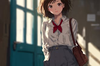 create manga and anime character illustration