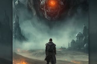 create fiction, sci fi, horror, fantasy kindle ebook cover