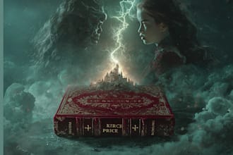 design a fantasy, sci fi, or horror, book cover