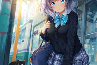 draw anime and manga character illustration