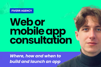 consult or build your web or mobile startup solution
