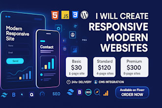 create responsive modern websites