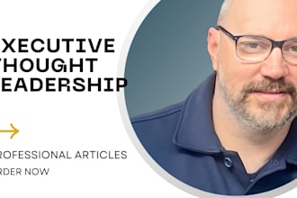 ghostwrite linkedin and substack thought leadership for executives
