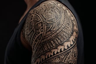 create a custom tattoo design on your body