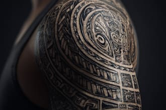 create for you a custom tribal tattoo design for you
