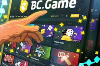 develop bc game, api game, crash, mnes, plinko, and clone bc game
