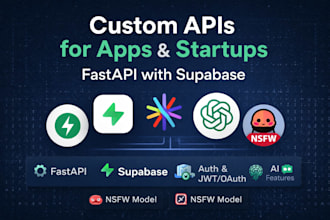 build fastapi backends with supabase, oauth, ai integration