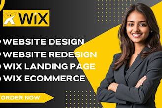 wix website design wix landing page wix ecommerce revamp wix website