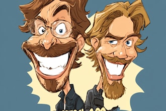 draw nice cartoons and caricatures