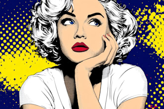 create a unique street pop art illustration