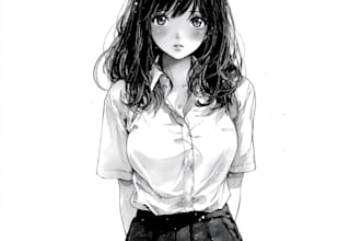 draw anime illustration, anime character vtuber, fanarts