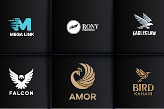 design modern bird, peacock or eagle logo for your brand